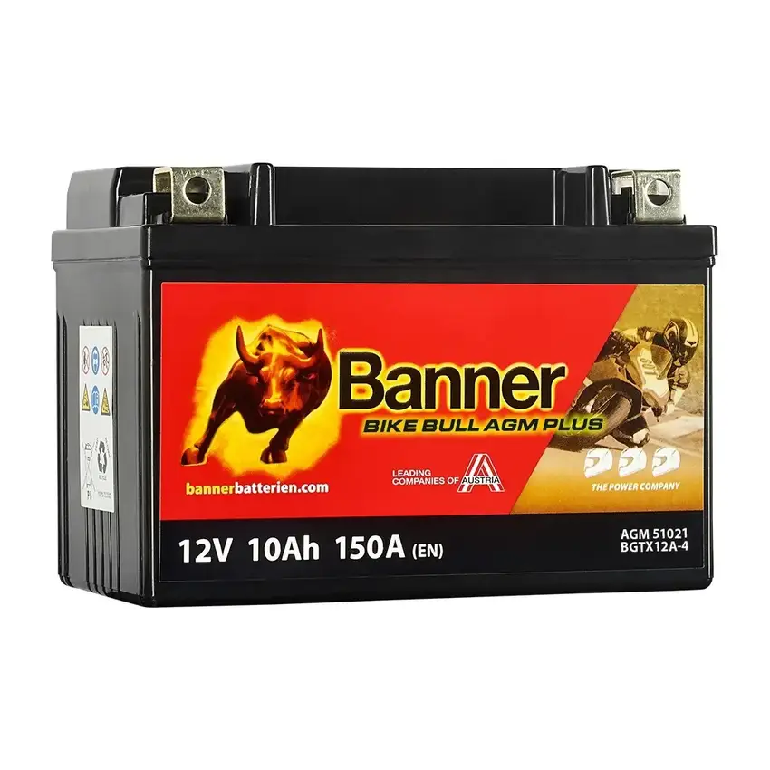 BANNER Bike Bull AGM PLUS BGTX12A-4 12V/10Ah